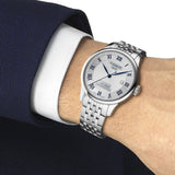 Tissot Le Locle Powermatic 80 Silver Dial Silver Steel Strap Watch for Men - T006.407.11.033.03 Authentic Buy Shop Now