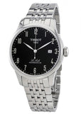 Tissot Le Locle Powermatic 80 Black Dial Silver Steel Strap Watch For Men - T006.407.11.052.00 Authentic Buy Shop Now