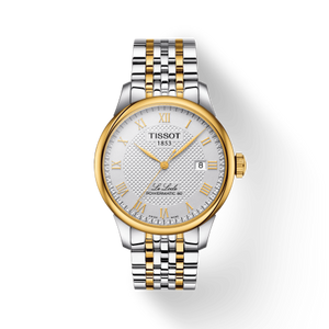 Tissot Le Locle Powermatic 80 Silver Dial Two Tone Steel Strap Watch For Men - T006.407.22.033.01 Authentic Buy Shop Now