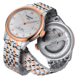 Tissot Le Locle Powermatic 80 Diamonds Silver Dial Two Tone Steel Strap Watch For Men - T006.407.22.036.01 Authentic Buy Shop Now