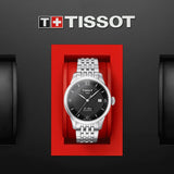 Tissot Le Locle Automatic Black Dial Silver Steel Strap Watch For Men - T006.408.11.057.00 Authentic Buy Shop Now