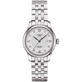 Tissot Le Locle Lady Automatic Diamonds Silver Dial Silver Steel Strap Watch For Women - T006.207.11.036.00 Authentic Buy Shop Now