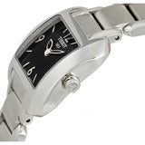 Tissot T Wave Black Dial Silver Steel Strap Watch for Women - T02.1.285.52 Authentic Buy Shop Now
