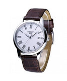Tissot T Classic Dream White Dial Brown Leather Strap Watch for Men - T033.410.16.013.01 Authentic Buy Shop Now