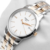 Tissot T Classic Dream White Dial Two Tone Steel Strap Watch for Men - T033.410.22.011.01 Authentic Buy Shop Now