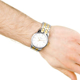 Tissot T Classic Dream White Dial Two Tone Steel Strap Watch for Men - T033.410.22.011.01 Authentic Buy Shop Now