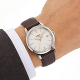 Tissot T Classic Dream White Dial Brown Leather Strap Watch for Men - T033.410.26.011.01 Authentic Buy Shop Now