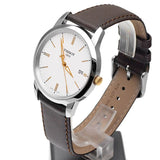 Tissot T Classic Dream White Dial Brown Leather Strap Watch for Men - T033.410.26.011.01 Authentic Buy Shop Now