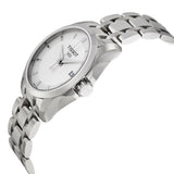 Tissot T Trend Couturier White Dial Silver Steel Strap Watch For Women - T035.210.11.011.00 Authentic Buy Shop Now