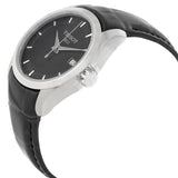 Tissot T Trend Couturier Black Dial Black Leather Strap Watch For Women - T035.210.16.051.00 Authentic Buy Shop Now