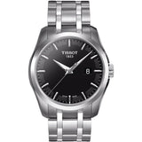 Tissot T Trend Couturier Chronograph Black Dial Silver Steel Strap Watch For Men - T035.410.11.051.00 Authentic Buy Shop Now