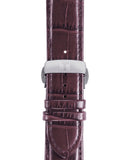 Tissot T Classic Couturier Chronograph White Dial Brown Leather Strap Watch For Men - T035.410.16.031.00 Authentic Buy Shop Now