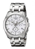 Tissot Couturier Chronograph White Dial Silver Steel Strap Watch For Men - T035.617.11.031.00 Authentic Buy Shop Now