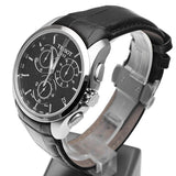 Tissot T Classic Couturier Chronograph Black Dial Black Leather Strap Watch For Men - T035.617.16.051.00 Authentic Buy Shop Now