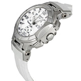 Tissot T Race Lady Chronograph White Dial White Rubber Strap Watch for Women - T048.217.17.017.00 Authentic Buy Shop Now
