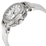 Tissot T Race Lady Chronograph White Dial White Rubber Strap Watch for Women - T048.217.17.017.00 Authentic Buy Shop Now