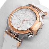 Tissot T Race Chronograph White Dial White Rubber Strap Watch for Women - T048.217.27.017.00 Authentic Buy Shop Now