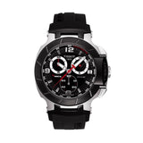 Tissot T Race Chronograph Black Dial Black Rubber Strap Watch for Men - T048.417.27.057.00 Authentic Buy Shop Now