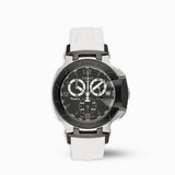 Tissot T Race Chronograph Black Dial White Rubber Strap Watch for Men - T048.417.27.057.05 Authentic Buy Shop Now