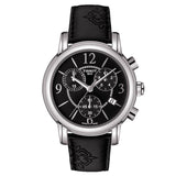 Tissot Dressport Chronograph Black Dial Black Leather Strap Watch for Women - T050.217.17.057.00 Authentic Buy Shop Now
