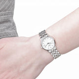 Tissot T Lady Lovely Silver Dial Silver Steel Strap Watch For Women - T058.009.11.031.00 Authentic Buy Shop Now
