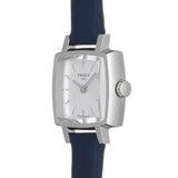 Tissot Lovely Square Silver Dial Blue Leather Strap Watch For Women - T058.109.16.031.00 Authentic Buy Shop Now