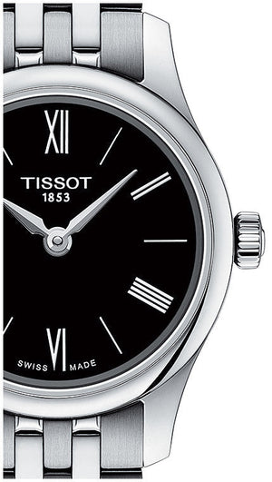 Tissot T Classic Tradition 5.5 Lady Black Dial Watch For Women - T063.009.11.058.00 Authentic Buy Shop Now