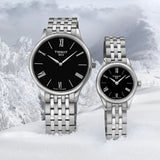 Tissot T Classic Tradition 5.5 Lady Black Dial Watch For Women - T063.009.11.058.00 Authentic Buy Shop Now