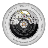 Tissot T Classic Tradition Powermatic 80 Open Heart Silver Dial Brown Leather Strap Watch for Men - T063.907.16.038.00 Authentic Buy Shop Now