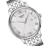 Tissot T Classic Tradition Silver Dial Silver Steel Strap Watch For Men - T063.610.11.038.00 Authentic Buy Shop Now