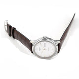 Tissot Automatics III Steel White Dial Brown Leather Strap Watch For Men - T065.430.16.031.00 Authentic Buy Shop Now