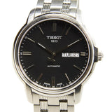 Tissot Automatics III Black Dial Silver Steel Strap Watch For Men - T065.430.11.051.00 Authentic Buy Shop Now