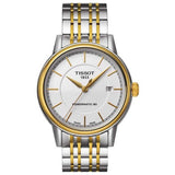 Tissot T Classic Carson Automatic White Dial Two Tone Steel Strap Watch for Men - T085.407.22.011.00 Authentic Buy Shop Now