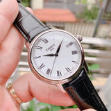 Tissot T Classic Carson White Dial Black Leather Strap Watch for Men - T085.410.16.013.00 Authentic Buy Shop Now