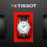 Tissot T Classic Carson White Dial Black Leather Strap Watch for Men - T085.410.16.013.00 Authentic Buy Shop Now