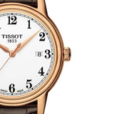 Tissot T Classic Carson Quartz White Dial Brown Leather Strap Watch for Men - T085.410.36.012.00 Authentic Buy Shop Now