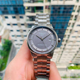 Tissot Luxury Powermatic 80 Grey Dial Silver Steel Strap Watch for Men - T086.407.11.061.00 Authentic Buy Shop Now
