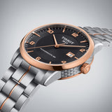Tissot T Classic Luxury Powermatic 80 Black Dial Silver Steel Strap Watch For Men - T086.407.22.067.00 Authentic Buy Shop Now