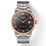 Tissot T Classic Luxury Powermatic 80 Black Dial Silver Steel Strap Watch For Men - T086.407.22.067.00 Authentic Buy Shop Now