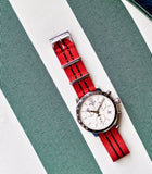 Tissot Quickster Chronograph NBA Chicago Bulls White Dial Red NATO Strap Watch For Men - T095.417.17.037.04 Authentic Buy Shop Now