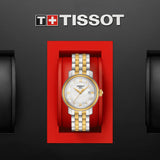 Tissot T Classic Bridgeport Lady White Mother of Pearl Dial Watch For Women - T097.010.22.118.00 Authentic Buy Shop Now