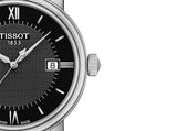 Tissot T Classic Bridgeport Black Dial Silver Steel Strap Watch For Men - T097.410.11.058.00 Authentic Buy Shop Now