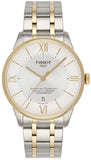 Tissot Chemin Des Tourelles Powermatic 80 Cosc Silver Dial Two Tone Steel Strap Watch For Men - T099.408.22.038.00 Authentic Buy Shop Now