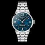 Tissot Chemin Des Tourelles Powermatic 80 Blue Dial Silver Steel Strap Watch for Men - T099.407.11.048.00 Authentic Buy Shop Now