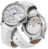Tissot Chemin Des Tourelles Powermatic 80 Lady White Dial White Leather Strap Watch For Women - T099.207.16.116.00 Authentic Buy Shop Now