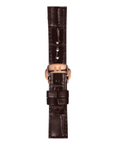 Tissot Chemin Des Tourelles Powermatic 80 Lady Brown Dial Brown Leather Strap Watch For Women - T099.207.36.447.00 Authentic Buy Shop Now