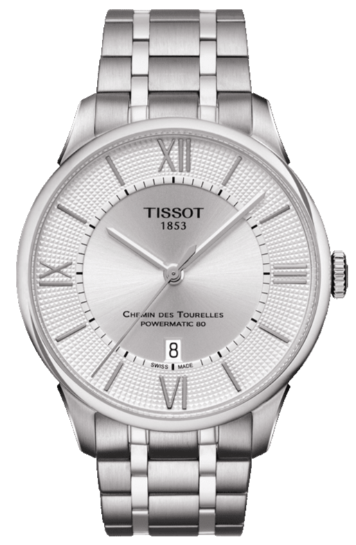 Tissot Chemin Des Tourelles Powermatic 80 Silver Dial Silver Steel Strap Watch For Men - T099.407.11.038.00 Authentic Buy Shop Now