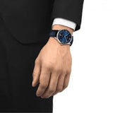 Tissot Chemin Des Tourelles Powermatic 80 Blue Dial Blue Leather Strap Watch for Men - T099.407.16.047.00 Authentic Buy Shop Now