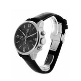 Tissot T Classic Chemin Des Tourelles Chronograph Black Dial Black Leather Strap Watch For Men - T099.427.16.058.00 Authentic Buy Shop Now