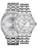 Tissot Chemin Des Tourelles Powermatic 80 Diamonds Silver Dial Silver Steel Strap Watch for Men - T099.407.11.033.00 Authentic Buy Shop Now